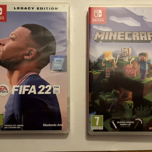 Nintendo Switch V2 with Pro Controller, Minecraft and FIFA 22