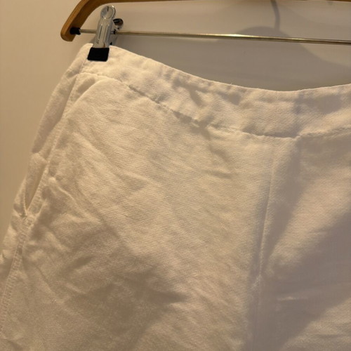 Esthis linen pants white, high waist, excellent condition, size M