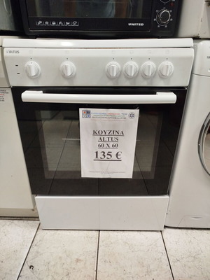Altus kitchen stove 60 x 60 enamel used in excellent condition