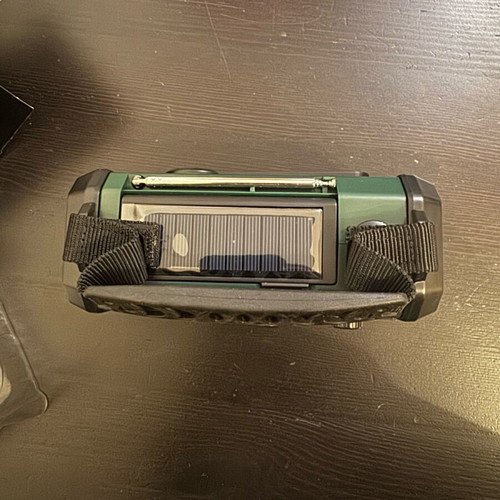 Emergency radio with solar charging and torch new
