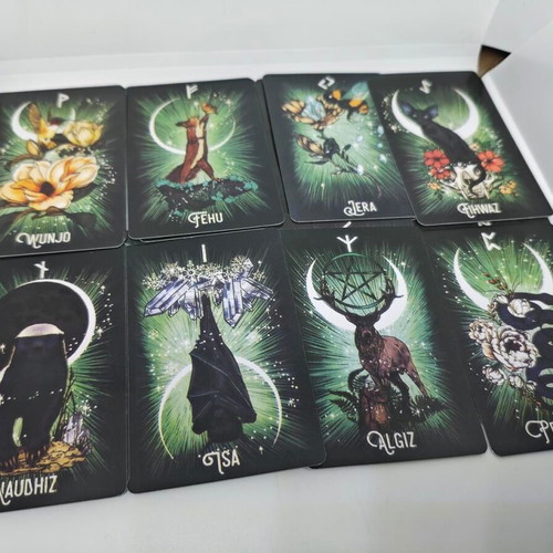 The Witch's Familiar Runic Oracle Deck pocket size, like new