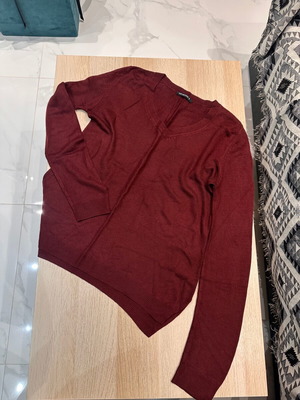 Terranova knitted sweater used, burgundy, size S