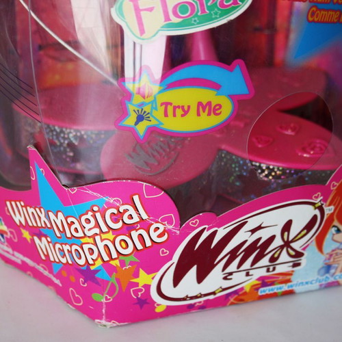 Winx Club 2010 Magical Microphone Flora doll Greek edition new