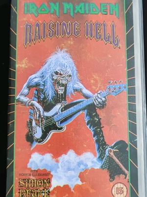 Iron Maiden Raising Hell VHS used