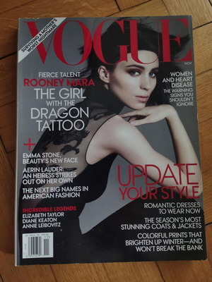 Περιοδικό Vogue November 2011 σαν καινούργιο, USA edition, μόδα