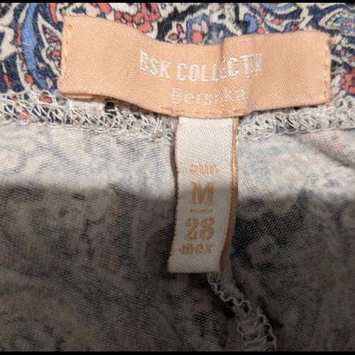 Bershka leggings like new, multicolored, size M