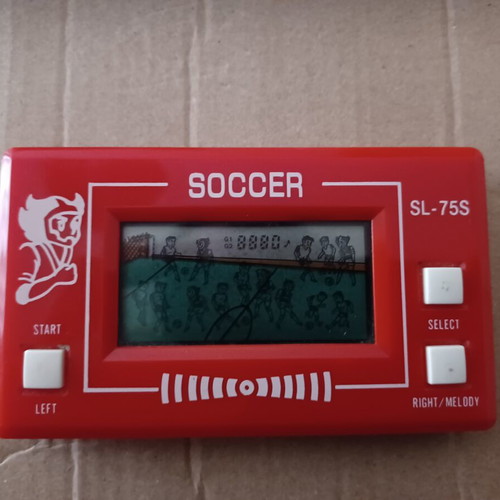 Vintage LCD Handheld Soccer SL-75S used electronic game