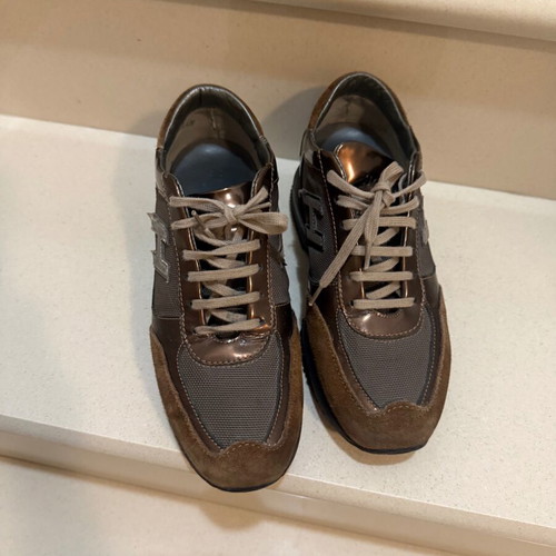 Hogan sneakers used, brown, size 37