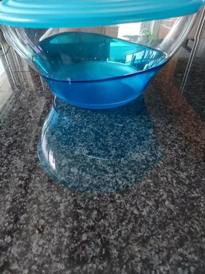 Tupperware Κρύσταλ Μπολ 4,6L Μεταχειρισμένο Με Καπάκι