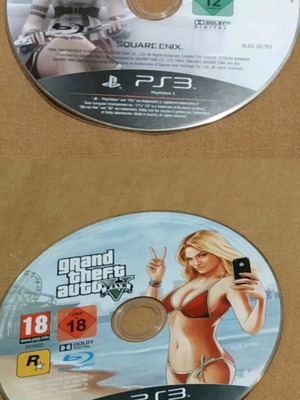 PS3 set Final Fantasy XIII and Grand Theft Auto V used