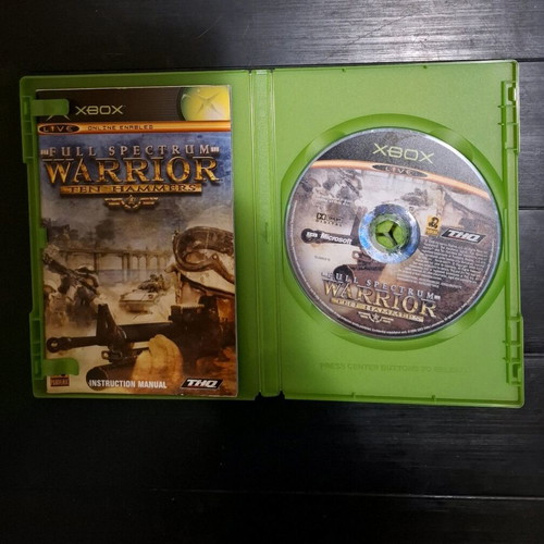 Full Spectrum Warrior Xbox used game in good condition