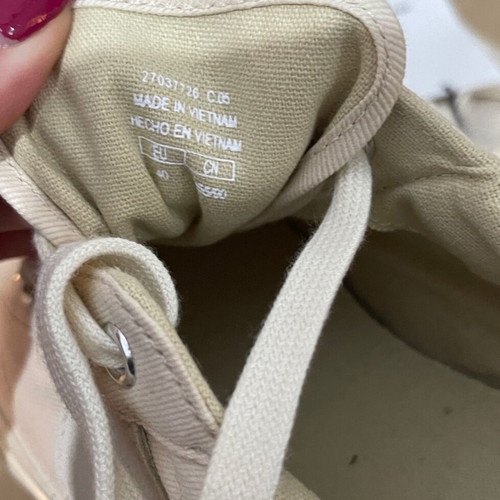 Mango sneakers new, beige, size 40, athletic