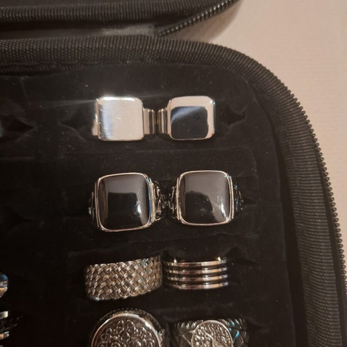 Stainless Steel Men's Rings No 12 like new, pack of 40