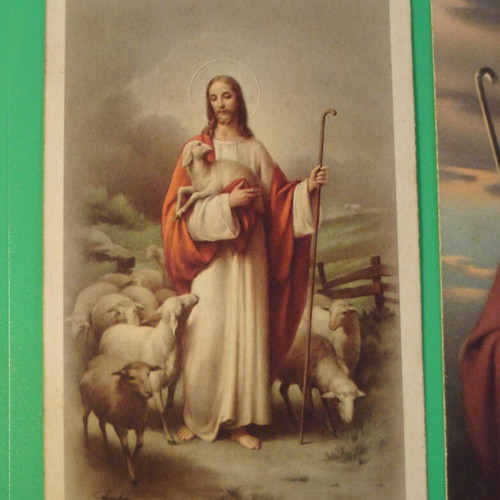 Jesus Christ postcards used, set of 3