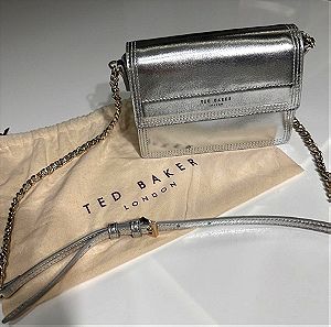 Ted Baker Γυναικεία τσάντα χιαστί ασημί