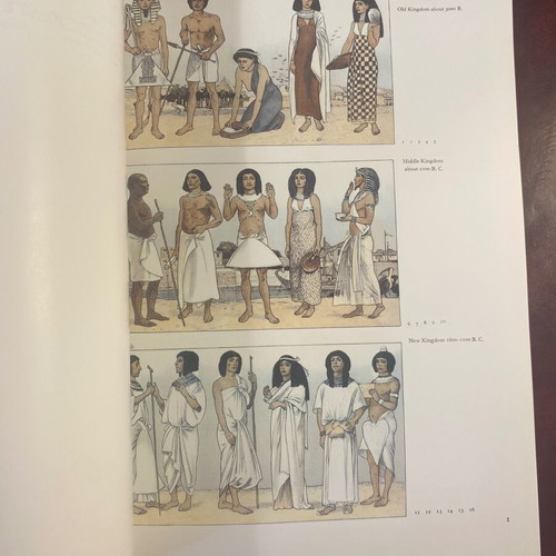 A pictorial History of Costume like new, English