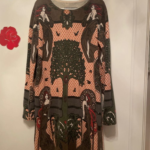 Doca knitted winter dress XL like new