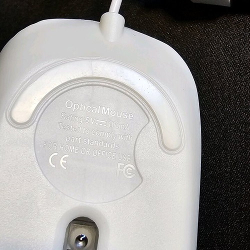 Laptop computer mouse new, wired optical