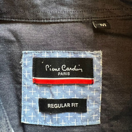 Pierre Cardin men's shirt medium blue like new
