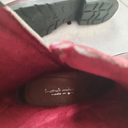 Leather ankle boots Bordeaux like new, size 37 Fratelli Robinson
