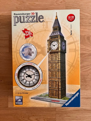 Big Ben 3D Puzzle 216 κομμάτια σαν καινούργιο