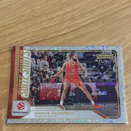 Panini Contenders Euroleague Suite Shots Card Darius Thompson 2025-26 like new
