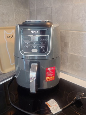 Ninja Air Fryer 5.2lt Γκρι AF160EU σαν καινούργιο