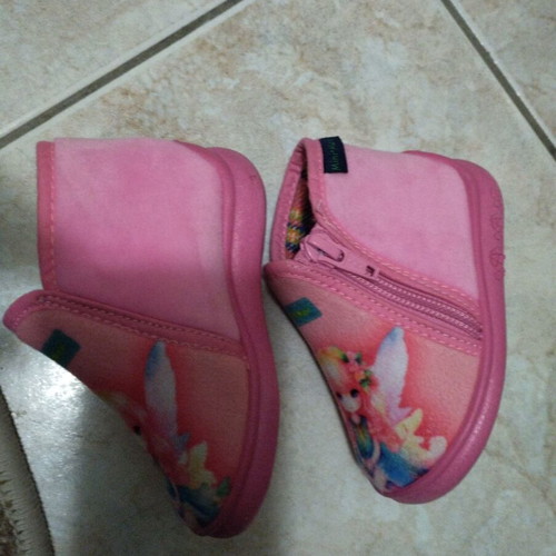 Winter slippers size 21 like new with fairy design