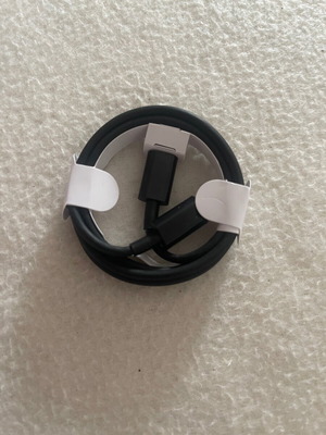 Καλώδιο φόρτισης USB-C σε USB-C καινούργιο, μαύρο, γρήγορη φόρτιση