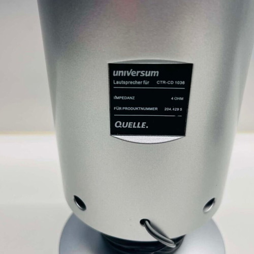 Universum CTR-CD 1036 vintage speakers used, silver and blue