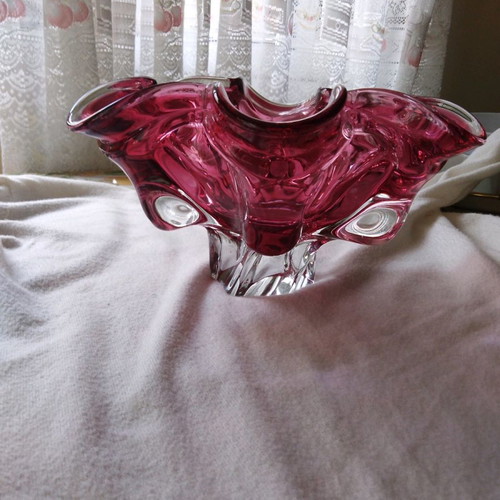 Crystal centerpiece used vintage 1960
