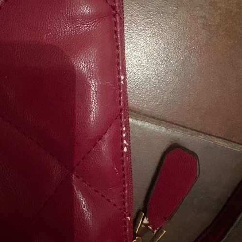 Guess shoulder bag like new, burgundy with gold details