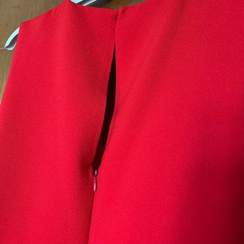 Zara dress red with black details like new