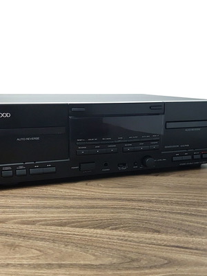 Kenwood KX-W4080 Vintage διπλό κασετόφωνο μεταχειρισμένο, μαύρο