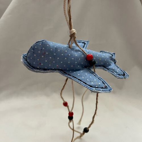 Fabric airplane new, hanging decoration