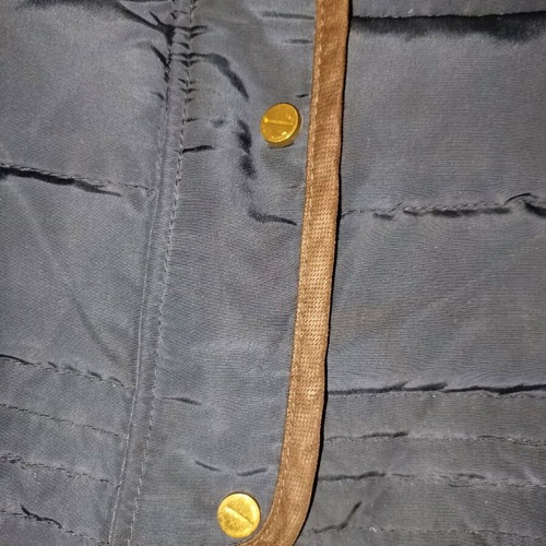 Zara women's long jacket with belts size XL-XXL like new, blue