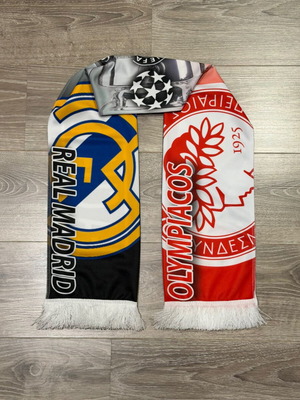 Olympiacos - Real Madrid Double-Sided Scarf new Champions League
