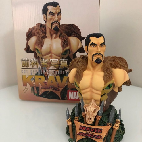 Kraven bust 8 inches Rogues Gallery new Spider-Man villain Diamond Select
