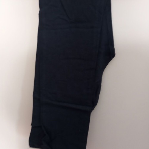 Linen pants, dark blue, elastic waist, boys' size 10-12