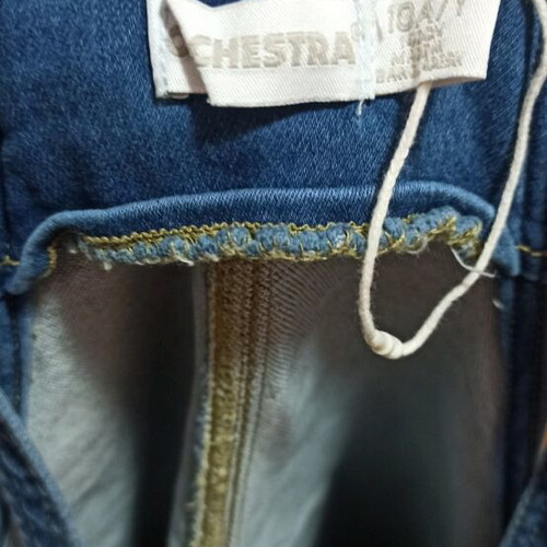 Orchestra denim kids' salopette new, blue, size 140 cm