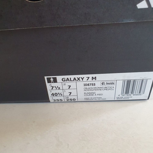 Adidas Galaxy 7 running shoes size 40 2/3