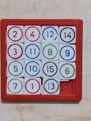 Number puzzle game used made in Greece