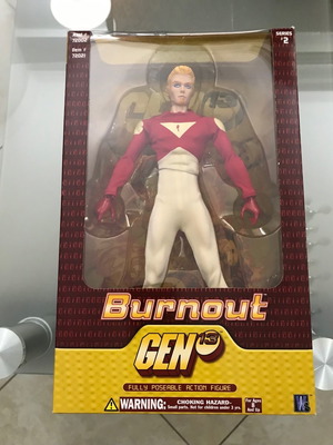 Gen 13 Burnout 12-inch figure doll used, J.Scott Campell