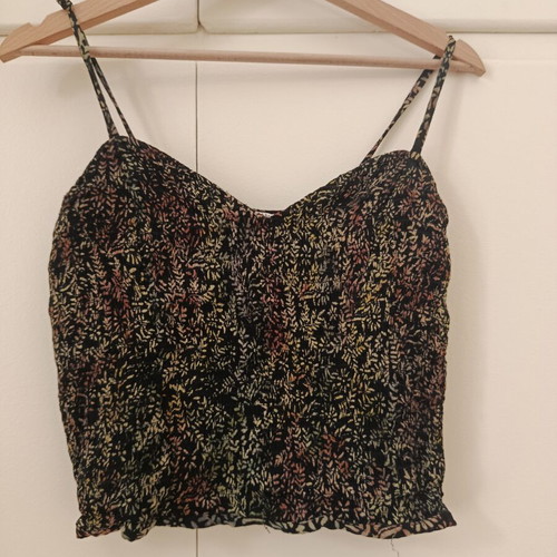 Zara crop top, multicolored, size M