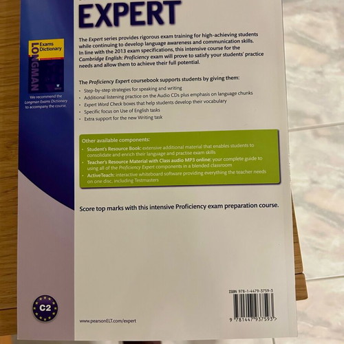 Expert Proficiency Coursebook with Audio CD for Cambridge C2
