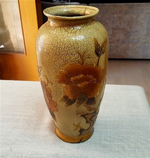Crackle Vintage keramiko vazo