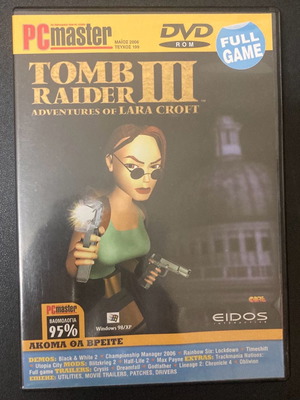 EIDOS Tomb Raider III Adventures of Lara Croft PC μεταχειρισμένο