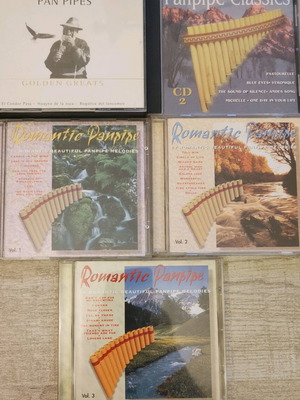 Panpipe music 7 CD pack used in good condition