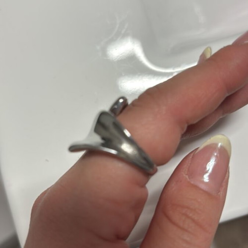 Steel ring new gray