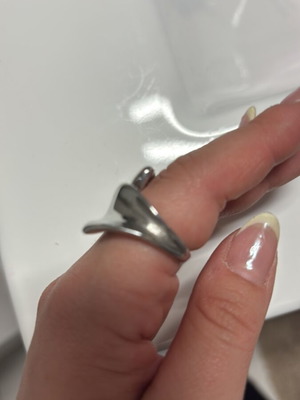 Steel ring new gray